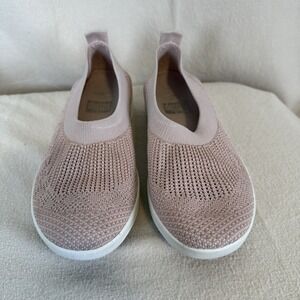 FITFLOP  Stretch Womens 8 Shoes Pink Mesh Slip On Sneakers